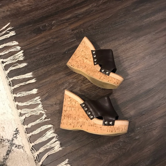 Miu Miu Shoes - Cork Miu Miu Wedge Sandal